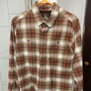 PrAna flannel shirt, Men’s M